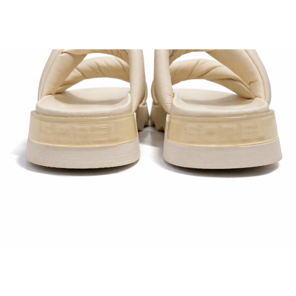 Sorel Vibe Twist Slide Sandals Women's 11 Honey White Platform Comfort Slides(BR - Picture 6 of 14